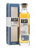 A bottle of Ailsa Bay Lowland Single Malt Scotch Whisky