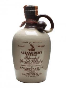 Alexander's Special Blended Whisky / Bot.1940s Blended Scotch Whisky