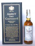 A bottle of Amrut Two Continents