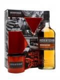 A bottle of Auchentoshan American Oak and Tin Cup Gift Set Lowland Whisky