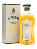 A bottle of Aureum 1865 5 Year Old Single Malt German Whisky Single Whisky