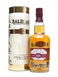 A bottle of Balblair 16 Year Old Highland Single Malt Scotch Whisky