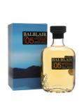 A bottle of Balblair 2005 / Bot.2016 Highland Single Malt Scotch Whisky