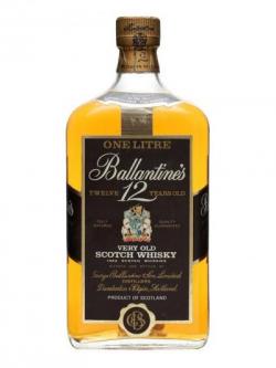 Ballantine's 12 Year Old / Bot.1980s Blended Scotch Whisky