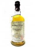 A bottle of Balvenie Single Barrel 831 1977 15 Year Old