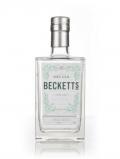 A bottle of Beckett's London Dry Gin - Type 1097