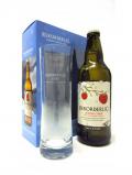 A bottle of Beer Lager Cider Rekorderlig Winter Cider Glass Gift Set