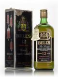 A bottle of Bell's 12 Year Old De Luxe (Black Christmas Box) - 1970s