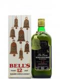 A bottle of Bells Deluxe Blended Scotch 1970 S 12 Year Old