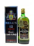 A bottle of Bells Deluxe Blended Scotch Old Style 12 Year Old