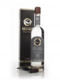 A bottle of Beluga Goldline