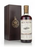 A bottle of Ben Nevis 21 Year Old 1990 Ruby Port Cask Finish