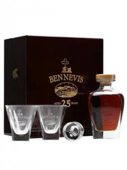 Ben Nevis 25 Year Old / Glass Set / Sherry Finish Highland Whisky