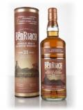 A bottle of BenRiach 21 Year Old Tawny Port Cask Finish