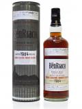 A bottle of Benriach Pedro Ximinez Sherry Finish 1984 24 Year Old