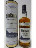 A bottle of Benriach Virgin Oak Finish Limited Edition 1999 13 Year Old