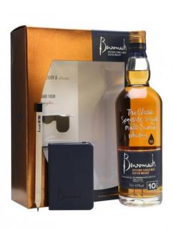 Benromach 10 Year Old / Note Book Gift Set Speyside Whisky