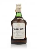 A bottle of Black& White 1.75l - 1970s