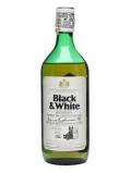 A bottle of Black& White / Bot.1970s Blended Scotch Whisky