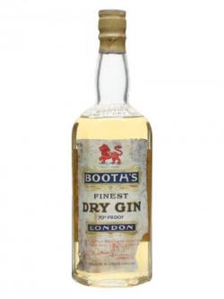 Booth's Finest Dry Gin / Bot.1950s