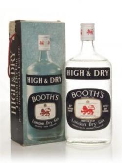 Booth's High& Dry London Dry Gin - 1960's Boxed