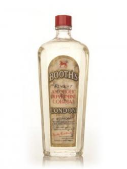 Booth’s Alcoholic Peppermint Cordial - 1960s