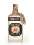 A bottle of Booth’s High & Dry London Dry Gin - 1950s