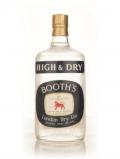 A bottle of Booth’s High & Dry London Dry Gin - 1960s