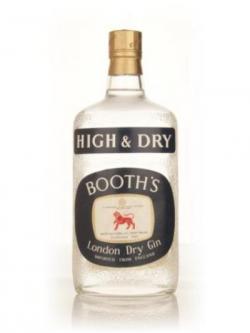 Booth’s High & Dry London Dry Gin - 1960s