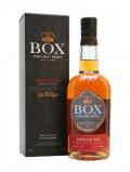 A bottle of Box American Oak Swedish Single Malt Whisky