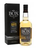 A bottle of Box Early Days 002 Swedish Single Malt Whisky