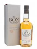 A bottle of Box The Explorer Swedish Single Malt Whisky