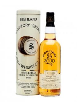 Brora 1981 / 19 Year Old / Millennium Edition / Signatory Highland Whisky