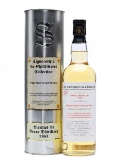 Brora 1981 / 21 Year Old / Signatory Highland Whisky