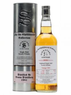 Brora 1981 / 23 Year Old / Signatory Highland Whisky