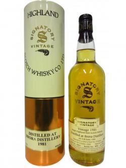 Brora Silent Signatory Vintage 1981 19 Year Old