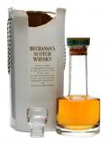 A bottle of Buchanan's Decanter / Opening Stepps Plant Blended Scotch Whisky