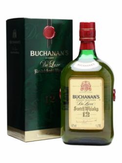 whisky deluxe blended scotch old year 1l buchanan buchanans main years awardrobeofwhisky bottle