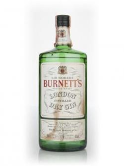 Burnett's White Satin Gin - 1970s (Faded Label)