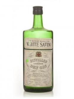 Burnett's White Satin London Dry Gin - 1970s