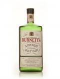 A bottle of Burnett’s White Satin London Dry Gin - late 1970s