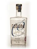 A bottle of Cabana Cachaça