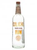 A bottle of Caliche Rum