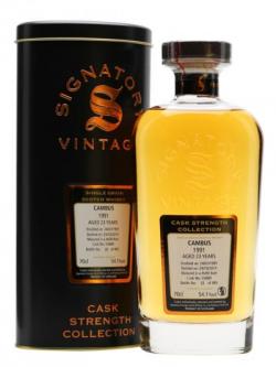 Cambus 1991 / 23 Year Old / Sherry Butt #55889 / Signatory Single Whisky