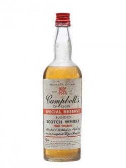 Campbell's Special Reserve / Bot.1960s Blended Scotch Whisky