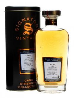 Caol Ila 1982 / 30 Year Old / Cask #6487 / Signatory Islay Whisky