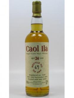 Caol Ila Single Cask Malt Whisky 1984 24 Year Old