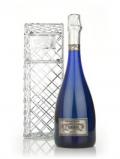 A bottle of Cattier Brut Saphir in Arabesque Cage