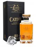 A bottle of Catto's 25 Year Old / 150th Anniversary Blended Scotch Whisky