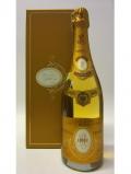 A bottle of Champagne Cristal 1999